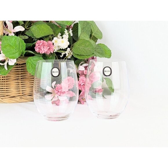 Set of 2 Riedel O Wine Tumblers Cabernet Merlot 21oz Premium Lead-Free Crystal - Picture 3 of 8